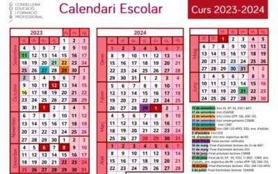 Calendari Escolar 2023/2024