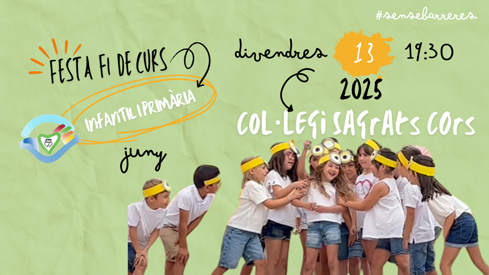El col·legi es prepara per celebrar el festival de fi de curs