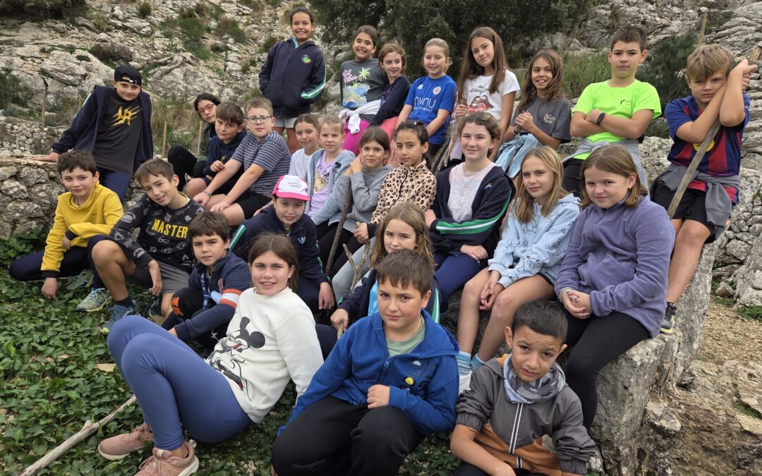 Cinquè de primària gaudeix d’una convivència a la finca de S’Arrom