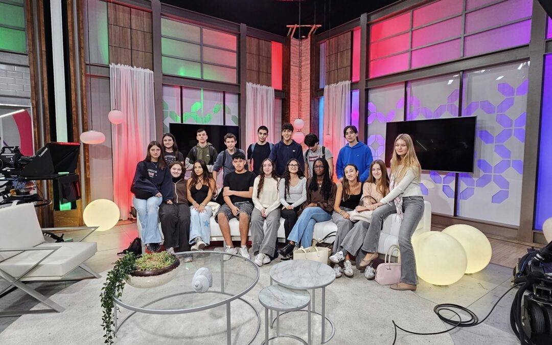 Visita als estudis d’IB3 Televisió